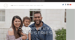 Desktop Screenshot of openingeyesministries.com