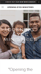 Mobile Screenshot of openingeyesministries.com